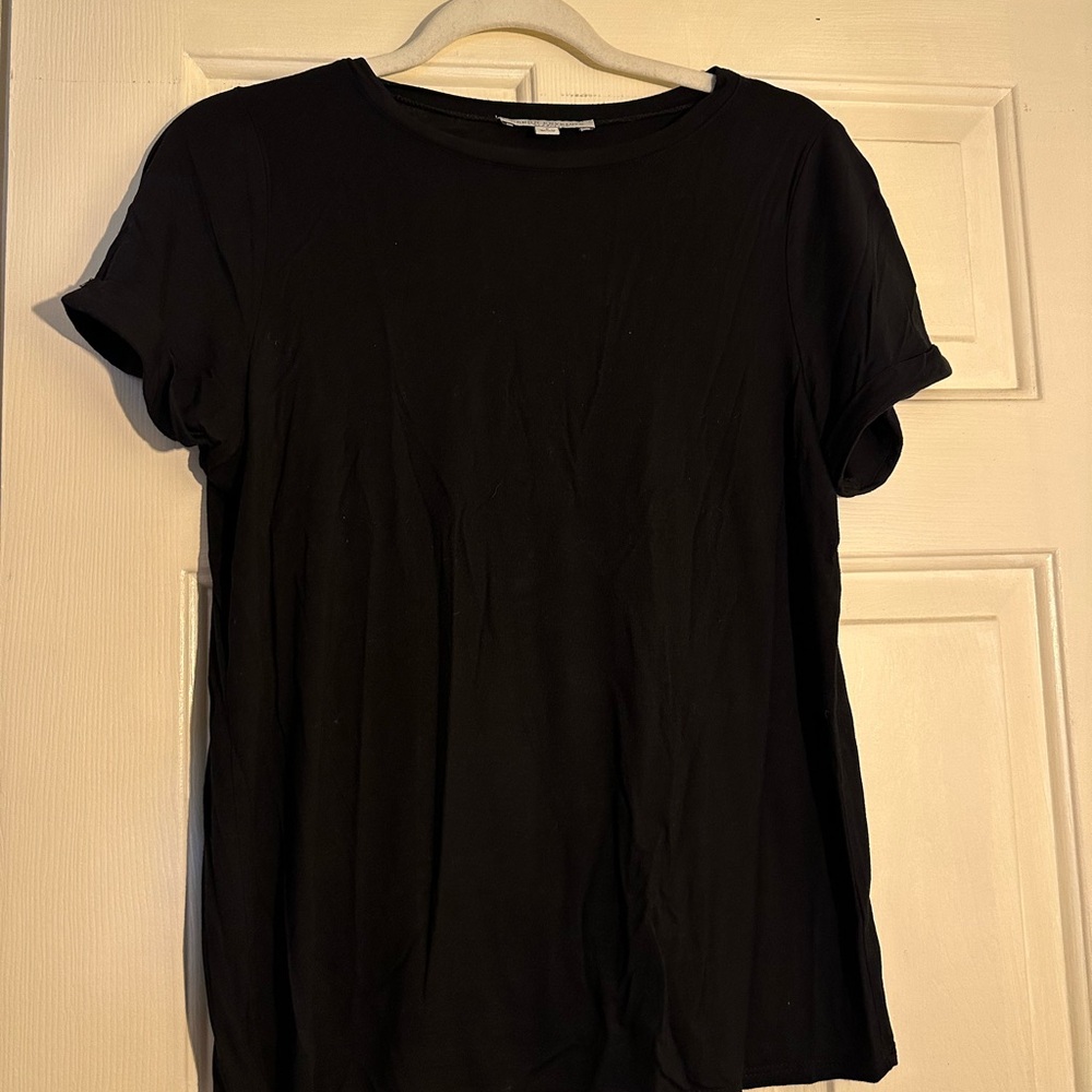 Green Envelope Black Short Sleeve Tee